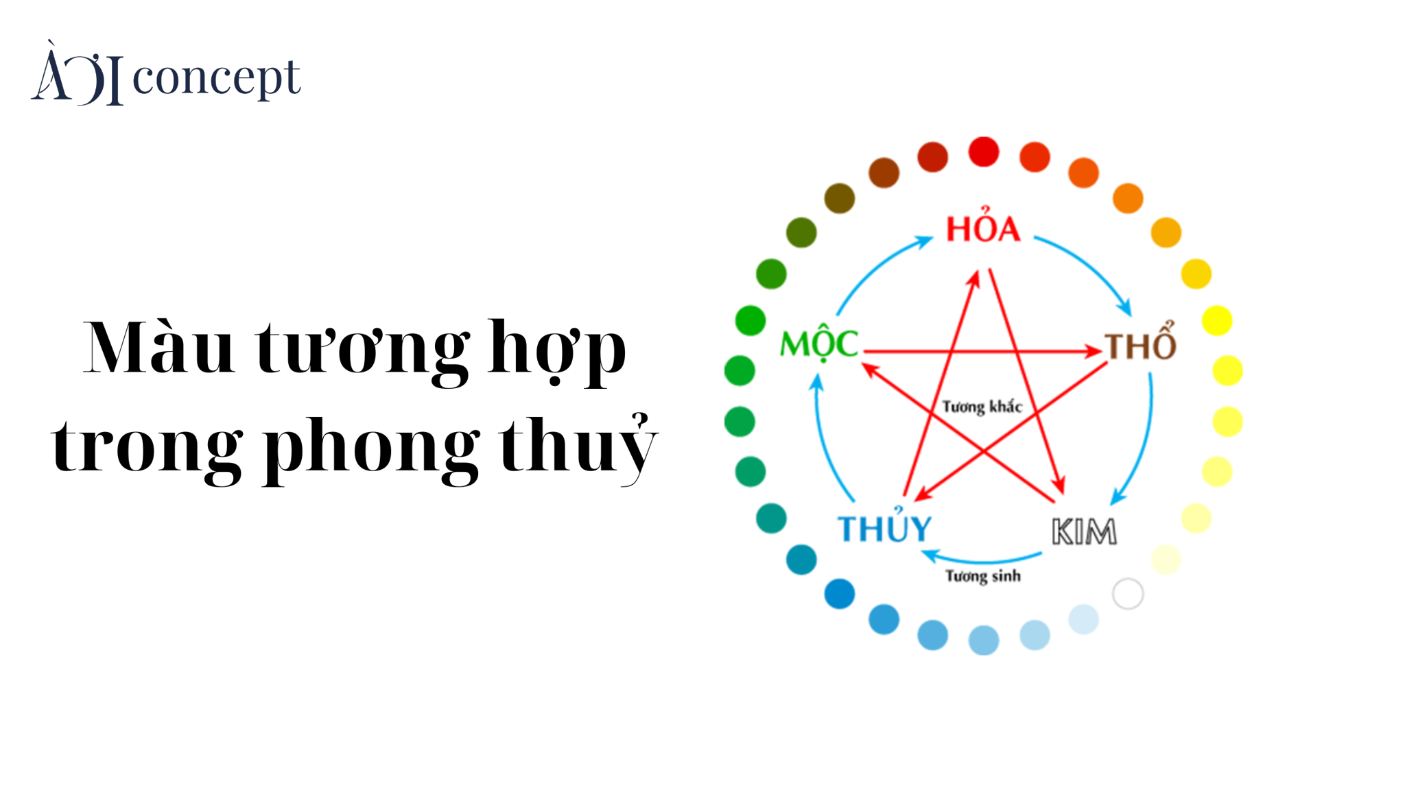 Những màu sắc tương hợp và tương sinh mang lại năng lượng tốt cho người mệnh Thủy